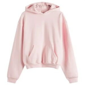 SKIMS Cotton Fleece Classic Pullover Hoodie – Barley (Pink) – Multiple Sizes